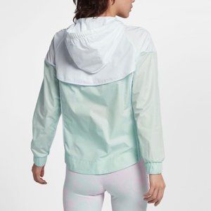 Nike White Mint Windrunner Jacket 